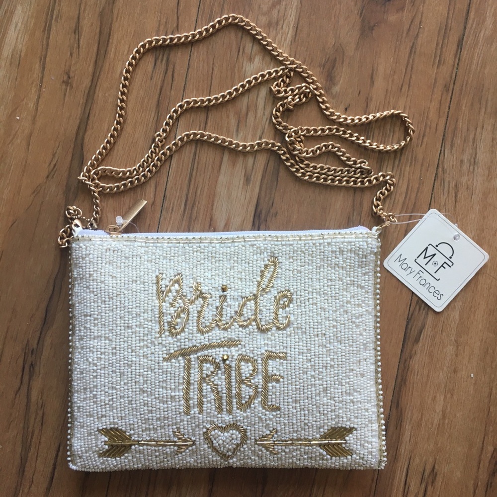 NWT Mary Frances Bride Tribe Embellished Purse Bag